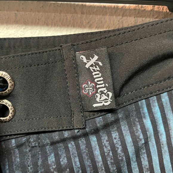 Men's Blue Gradient Board Shorts. Size 34 - Picture 3 of 5